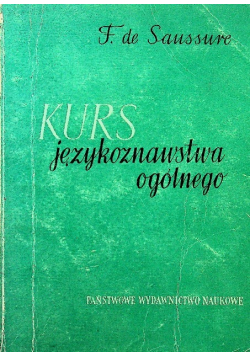 Kurs językoznawstwa ogólnego