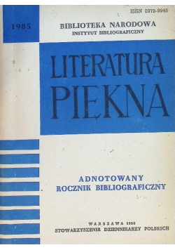 Literatura piękna 1985 / 88