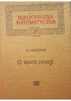 O teorii relacji