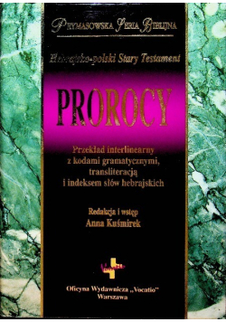 Hebrajsko - polski Stary Testament Prorocy