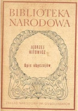 Opis obyczajów