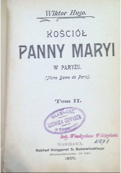 Kościół panny Tom 4, 1900 r.