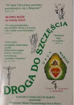 Droga do szczęścia Nowa ewangelizacja poprzez codzienne rozważanie słowa Bożego