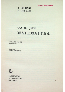 Co to jest matematyka?