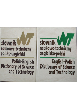 Słownik naukowo techniczny polsko angielski i angielsko polski