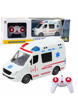 Ambulans RC 1:20 biały