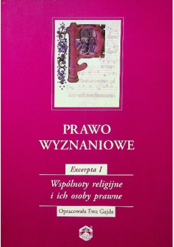 Prawo Wyznaniowe Excerpta I