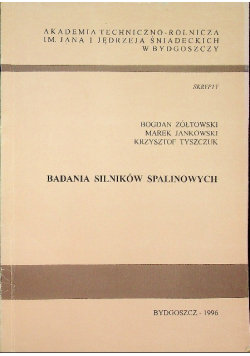 Badania silników spalinowych