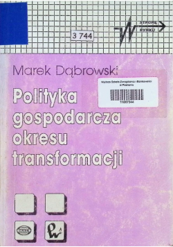 Polityka gospodarcza okresu transformacji