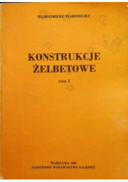 Konstrukcje Żelbetowe Tom I