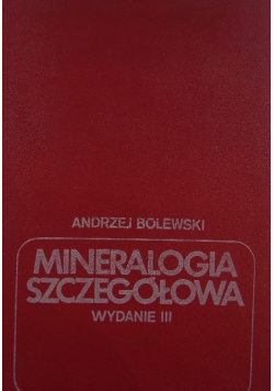 Mineralogia szczegółowa