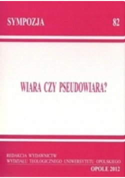 Wiara czy Pseudowiara