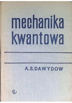 Mechanika kwantowa