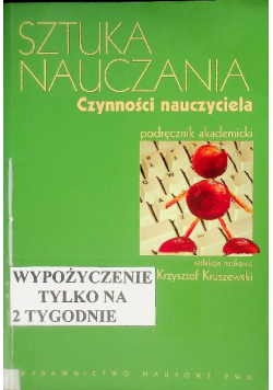 Sztuka nauczania Czynności nauczyciela Podręcznik akademicki