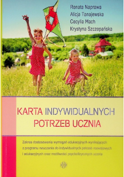Karta indywidualnych potrzeb ucznia