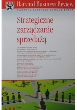 Strategiczne zarządzanie sprzedażą