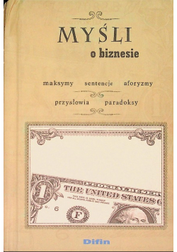 Myśli o biznesie