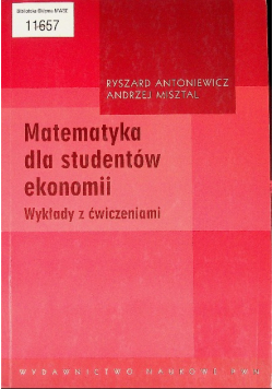 Matematyka dla studentów ekonomii
