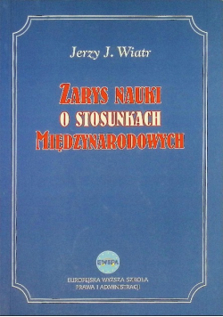Zarys nauki o stosunkach międzynarodowych