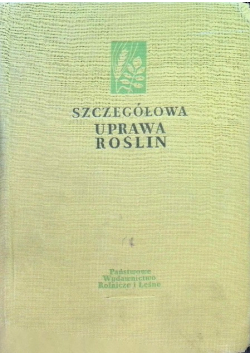 Szczegółowa uprawa roślin