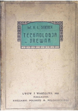 Technologia Drewna 1922 r.