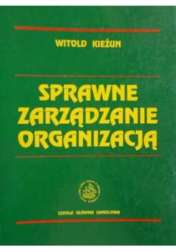 Sprawne zarządzanie organizacją, autograf