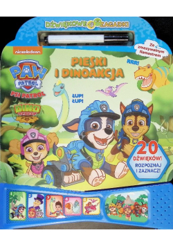 Psi Patrol. Dźwiękowe zagadki. Pieski i dinoakcja