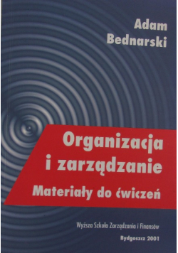 Organizacja i zarządzanie materiały do ćwiczeń