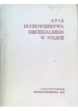 Spis duchowieństwa diecezjalnego i zakonnego w Polsce
