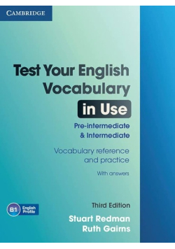 Test Your Eng Vocabulary in Use Pre - intermediate Intermediate