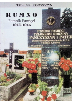Rumno pomnik pamięci 1944 - 1945