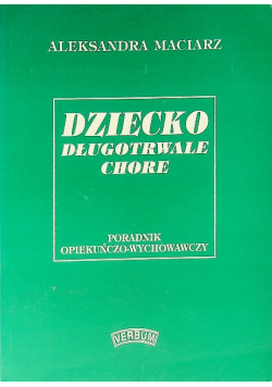 Dziecko długotrwale chore