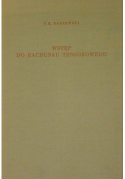 Wstęp do rachunku tensorowego