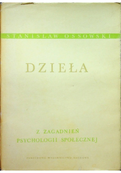 Dzieła z zagadnień psychologii społecznej
