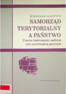 Samorząd Terytorialny a państwo