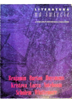 Literatura na Świecie Nr 3 / 95
