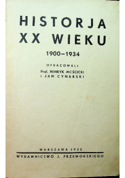 Historia XX wieku 1935r