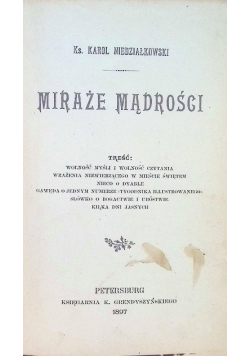 Miraże Mądrości 1897 r.
