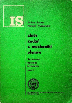 Zbiór zadań z mechaniki płynów
