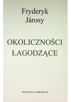 Okoliczności łagodzące