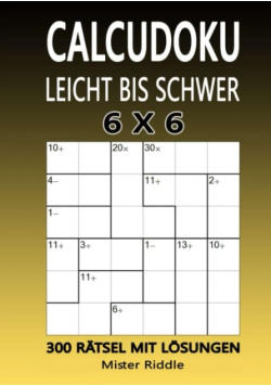 Calcudoku 6 X 6 - Leicht Bis Schwer
