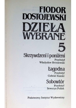 Dzieła Wybrane Tom 5