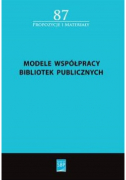 Modele współpracy bibliotek publicznych
