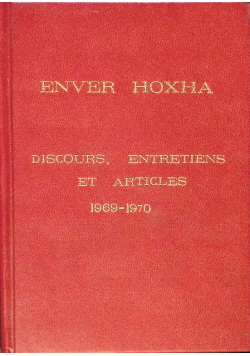Discours entretiens et articles 1969 - 1970