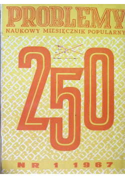 Problemy miesięcznik Nr 1 do 12 / 67