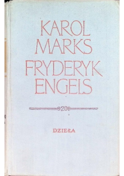 Marks Engels Dzieła Tom 20