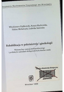 Rehabilitacja w położnictwie i ginekologii