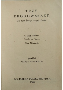 Trzy drogowskazy