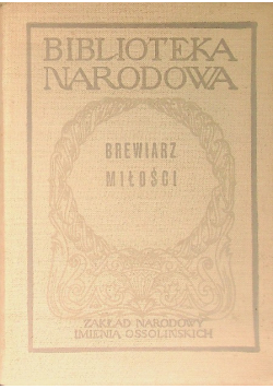 Brewiarz miłości Antologia liryki staroprowansalskiej