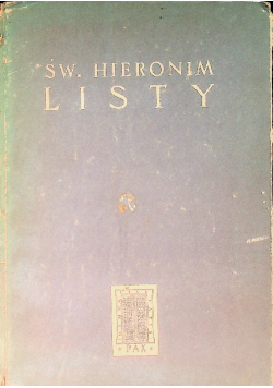 Hieronim Listy Tom I
